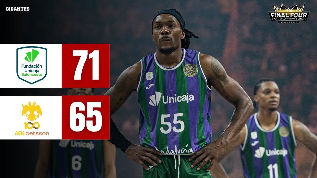 UNICAJA A LA FINAL DE LA BCL | Resumen y highlights vs AEK Betsson BC