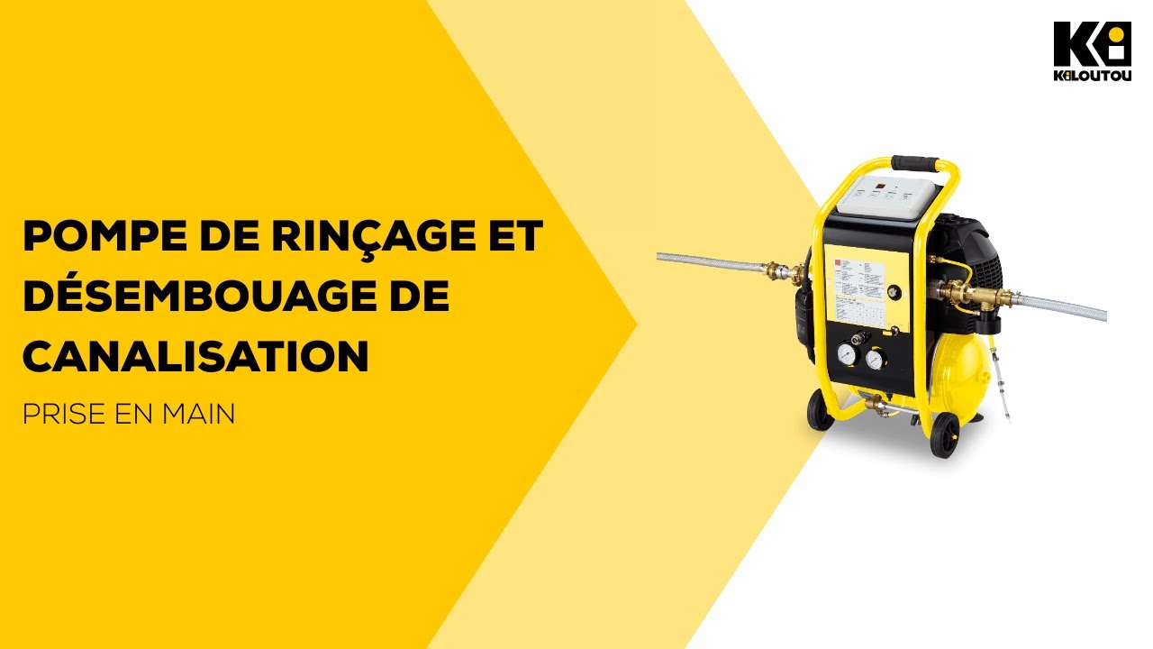 Comment utiliser la Pompe de rinçage et désembouage de canalisations 230 V ? | Kiloutou