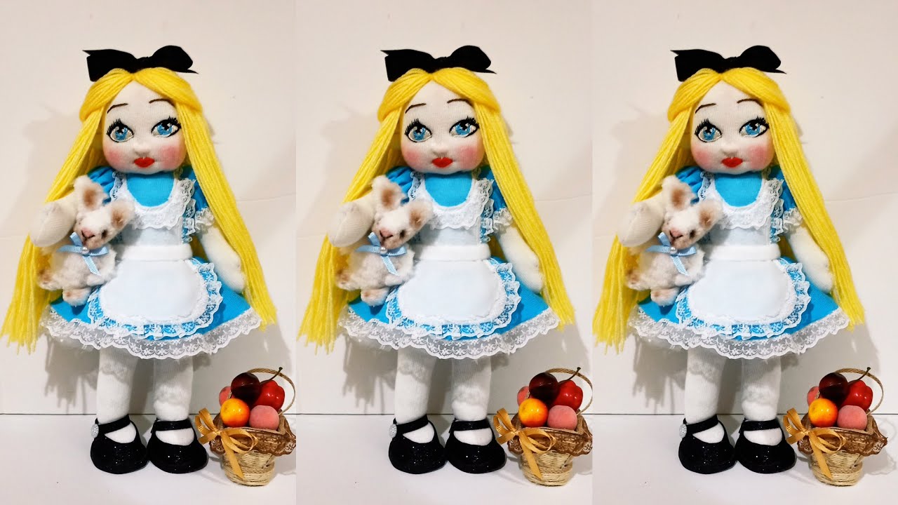 ШИКАРНЫЙ ДИЗАЙН ИЗ НОСКОВ КАК СДЕЛАТЬ РЕБЕНКА В ALICE IN WONDERLAND-🤗мой авторский дизайн!!