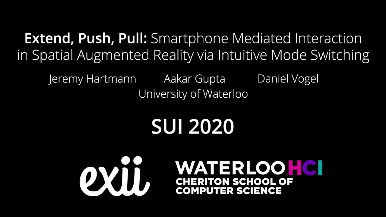 Extend, Push, Pull: Smartphone Mediated Interaction in Spatial Augmented Reality