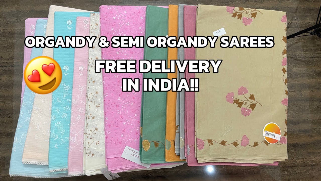 ORGANDY,SEMI ORGANDY & KOTTA SAREES 😍🤍 | MARIYAM FABZ