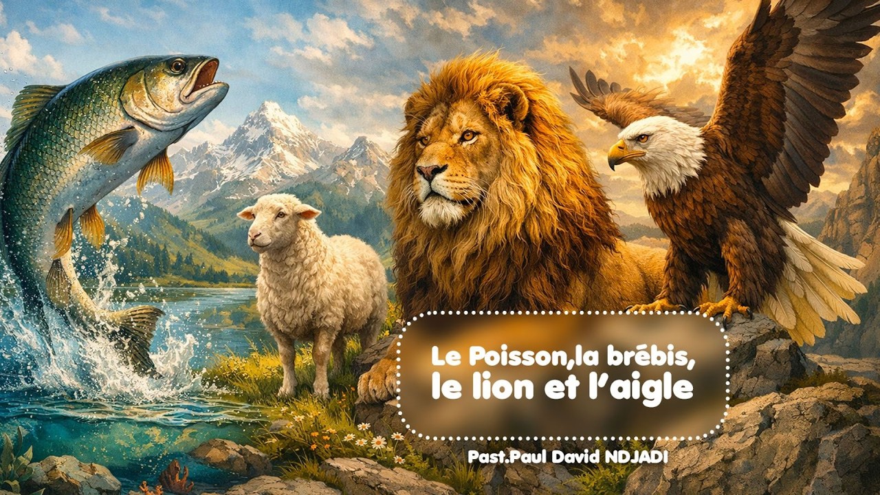 Dr PAUL DAVID N'DJADI | LE POISSON - LA BREBIS - LE LION -L'AIGLE