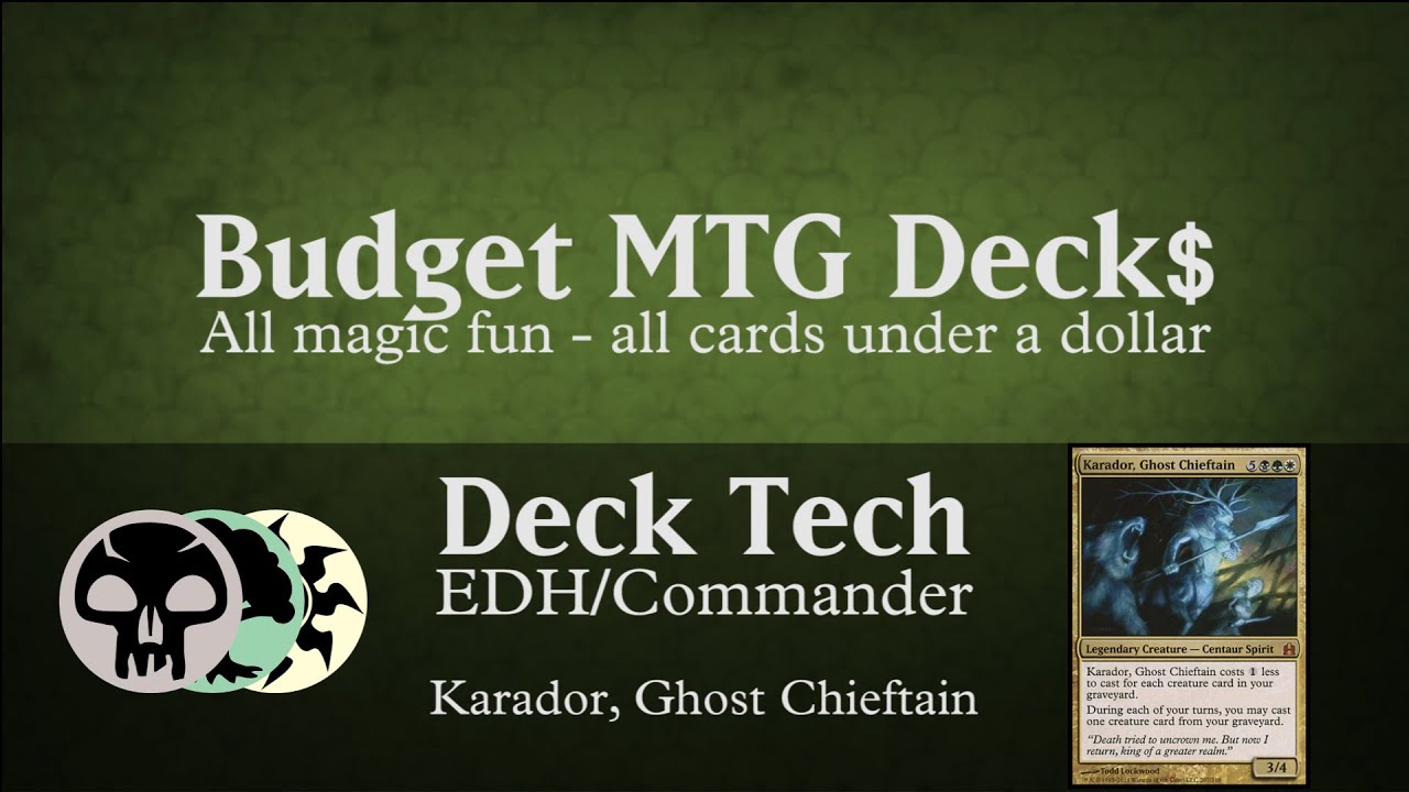 Budget Karador, Ghost Chieftain - EDH / Commander - REANIMATION