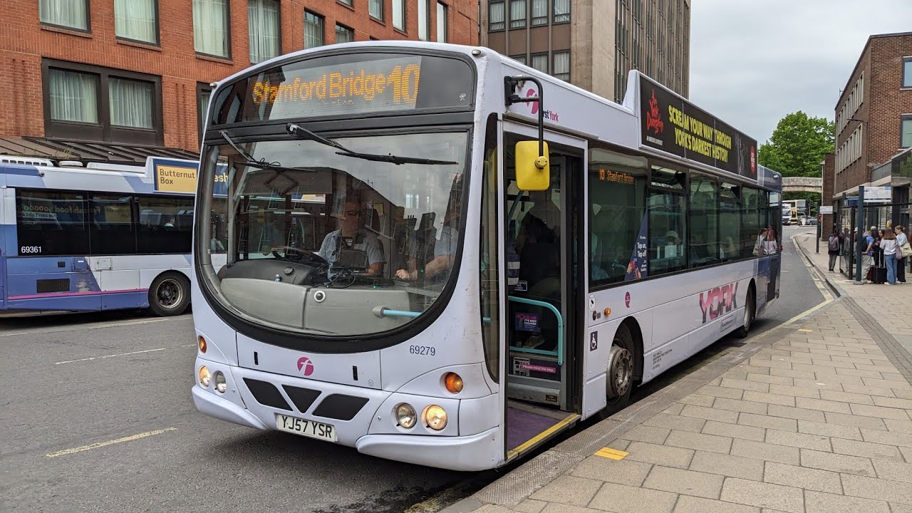 *Withdrawn soon* Journey on First York 69279 (YJ57YSR) Volvo B7RLE Wright Eclipse Urban on 4 to York