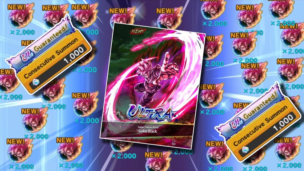 100% Ultra SS Rose Goku Black Guaranteed Summon Trick | Summon Trick | Dragon Ball Legends 