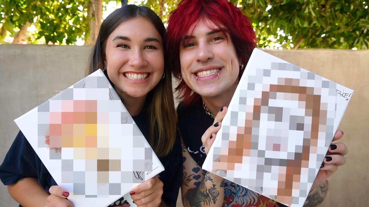 We Tried Painting Portraits of Each Other... (ft. Jake)