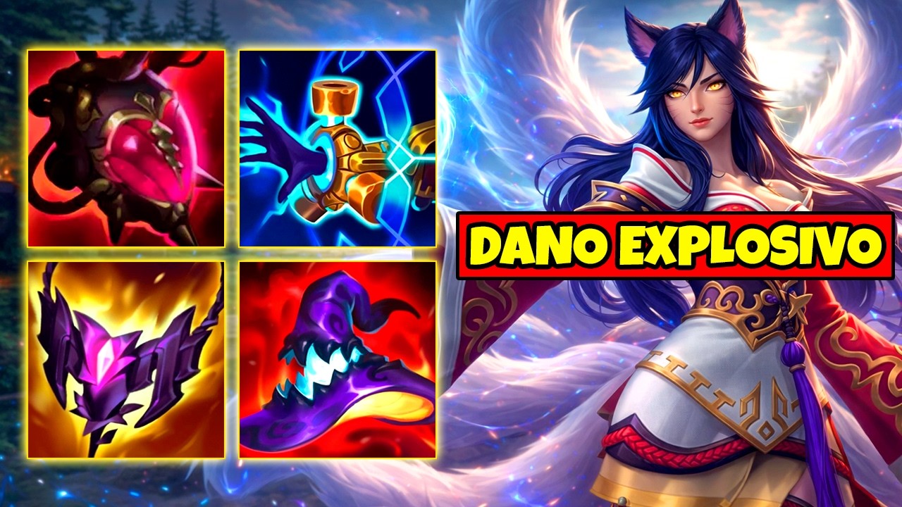 *OP* AHRI COM 4 ITENS EXPLODE TODO MUNDO COM ESSA BUILD