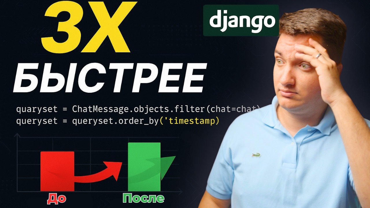 Django в 3 раза быстрее одной строчкой