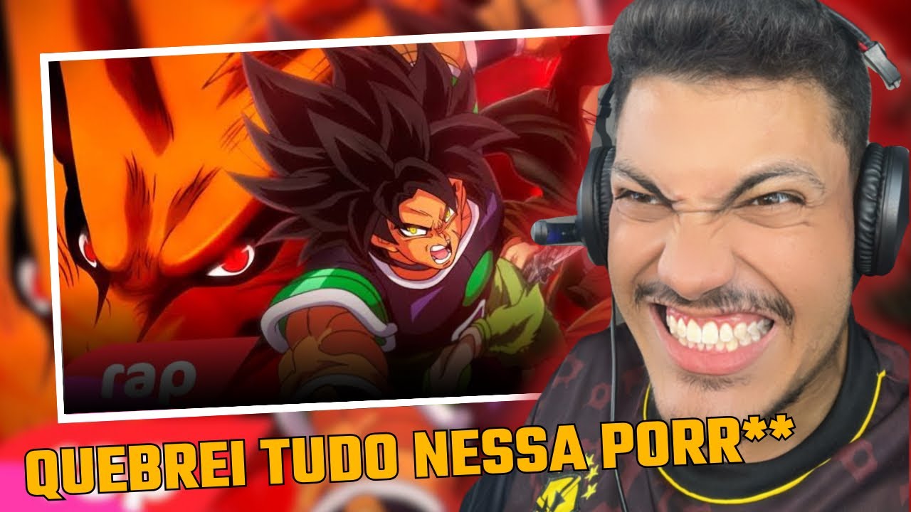 (FIQUEI MALUCO!) DÃOSUJO REAGE: Rap do Broly, Kyuubi e Levi - O PODER DA MINHA IRA 2 | NERD HITS