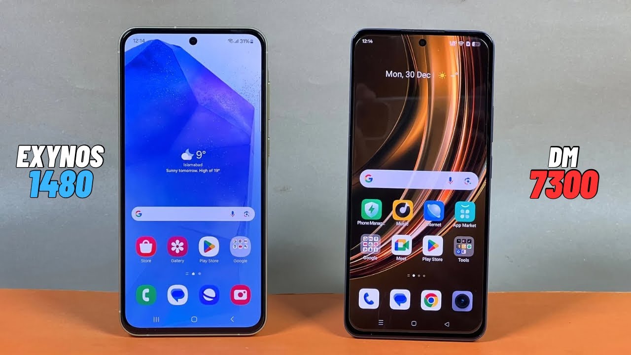 Samsung Galaxy A55 5G vs Realme 13 Plus - Speed Test & Comparison!