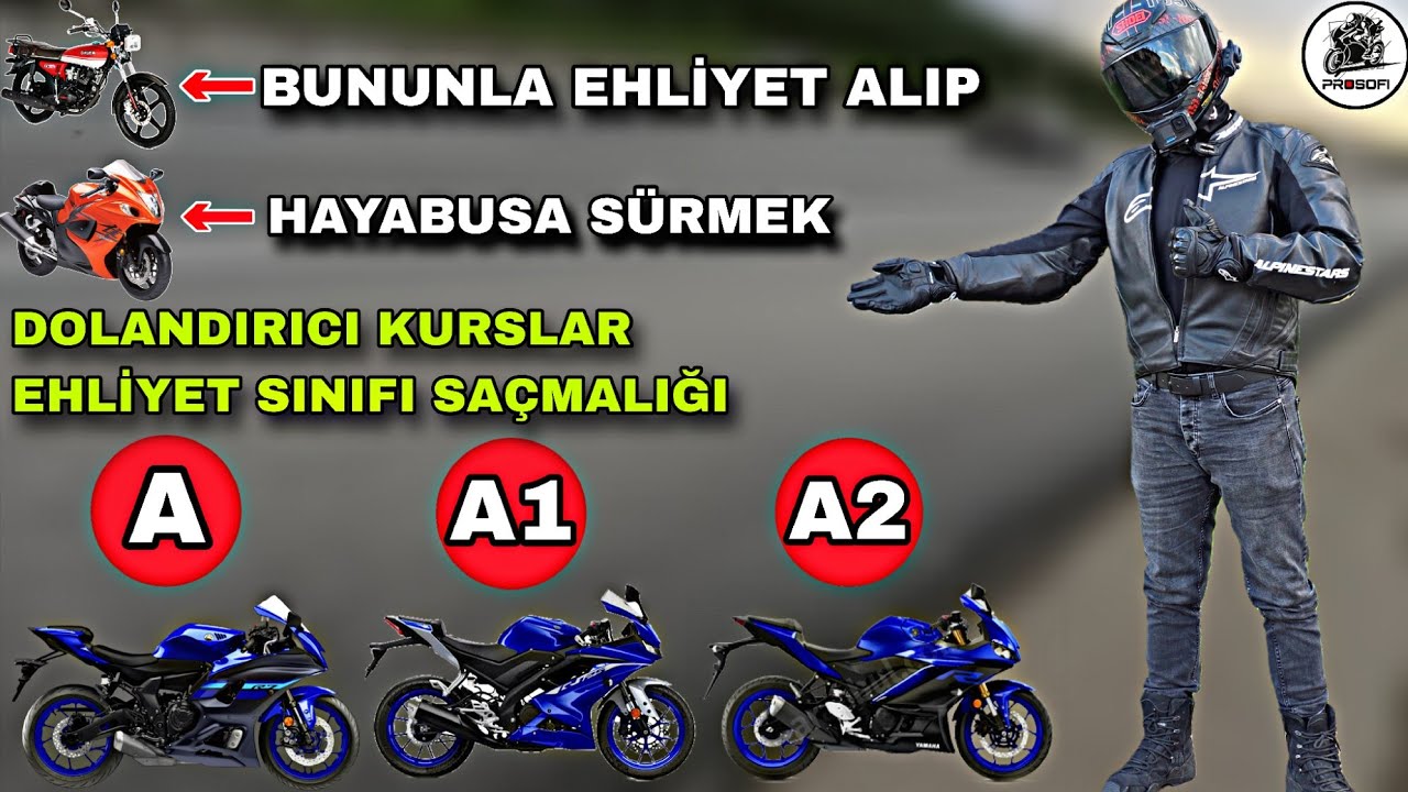 EHLİYET MEVZUSU ve DOLANDIRICI KURSLAR ! SÜRMEYİ BİLMİYORSAN SENİ KURSA ALAMAYIZ ! KISITLI MT07 ?..