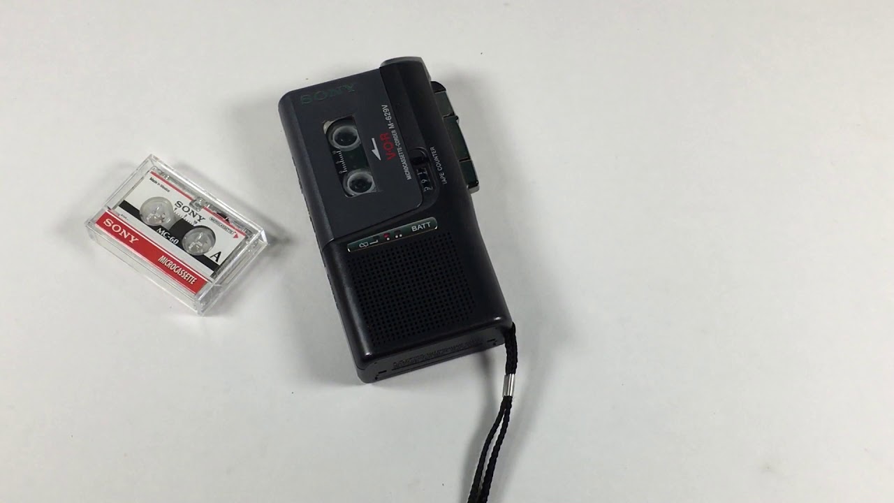 Sony Microcassette-corder M-629V demo