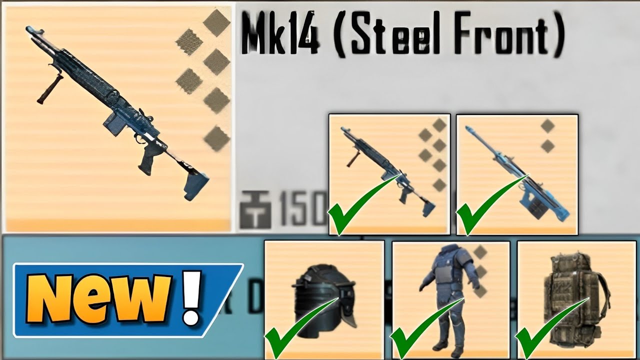 FABLED STEEL FRONT LOADOUT 🗿 PUBG METRO ROYALE CHAPTER 25