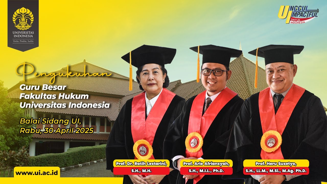 Pengukuhan Guru Besar Fakultas Hukum UI
