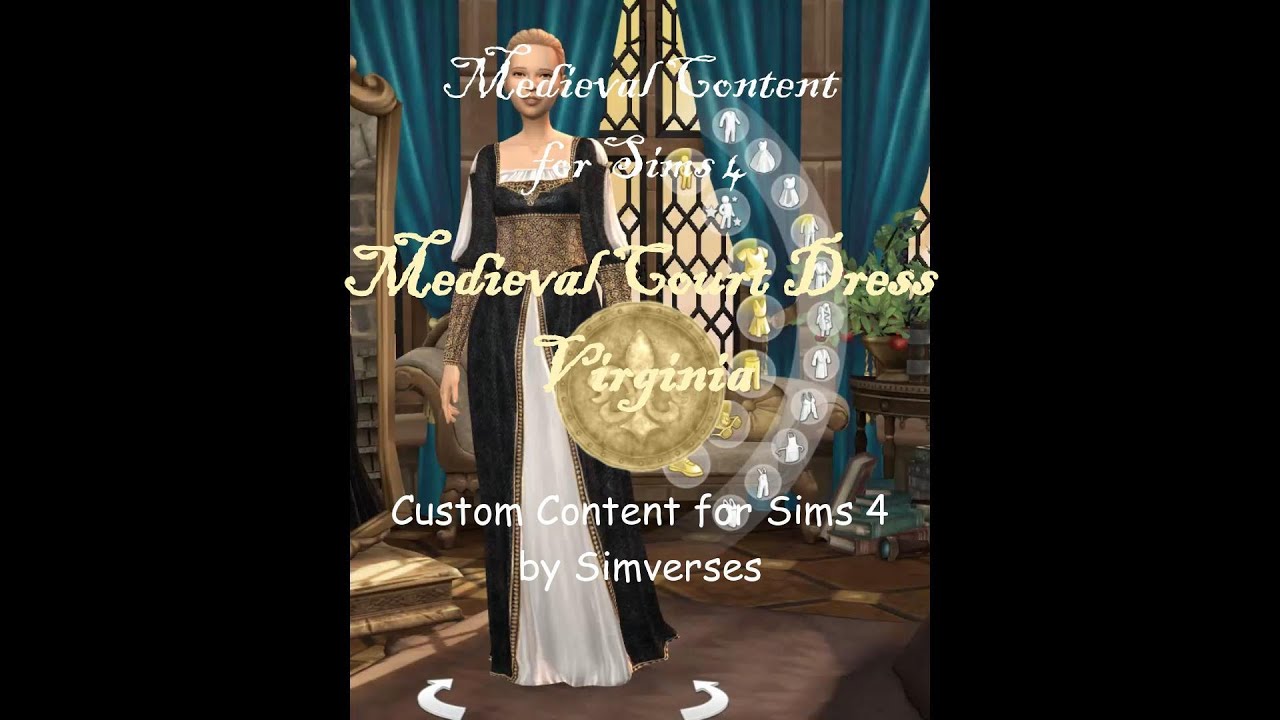 Medieval Court Dress - Virginia