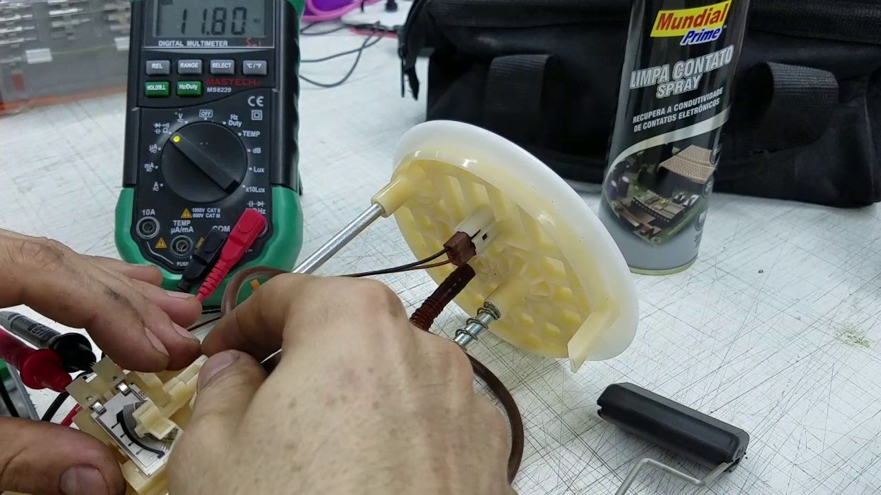 Consertar, recuperar boia de combustível, marcador não funciona, kia: Parte 01