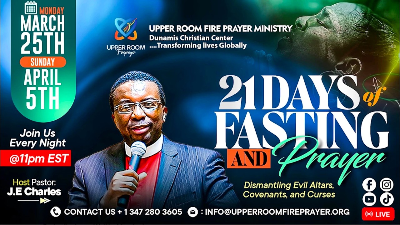 🪓 🔥21 Days of Dismantling Altars, Covenants & Black Magic Curses  ✝️🙌 | Pastor J.E. Charles⚔️