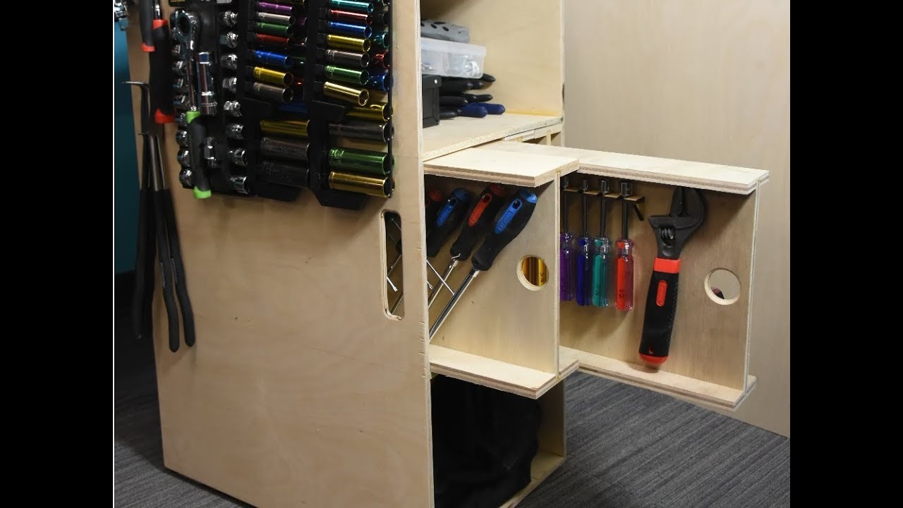 Sliding Under Desk Storage Cubby - Mikes Inventions