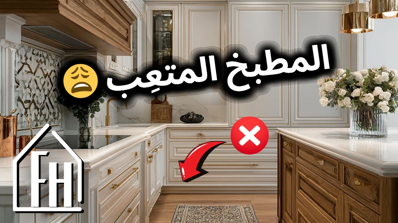 أحد عشر خطأ شائع في تصميم المطابخ هي من مسببات التعب و الإعياء الدائم 😳