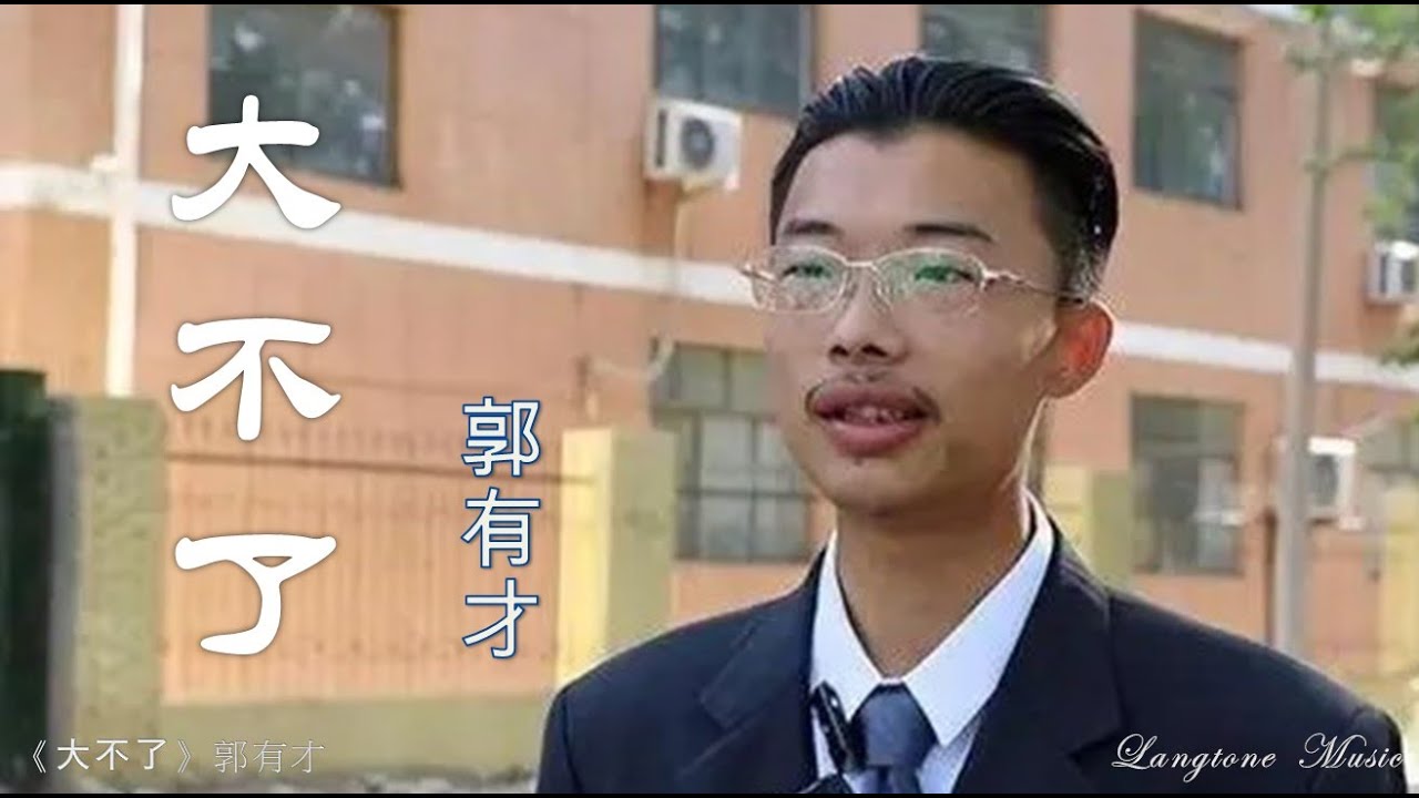大不了 Da bu liao 郭有才 Guo You Cai #動態歌詞 Pinyin/Lyrics Music