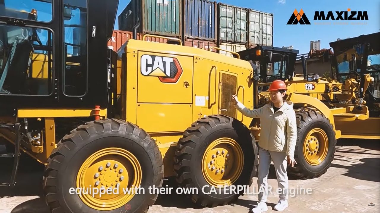 Detailed Review: CATERPILLAR 120GC Motor Grader in Outdoor Conditions