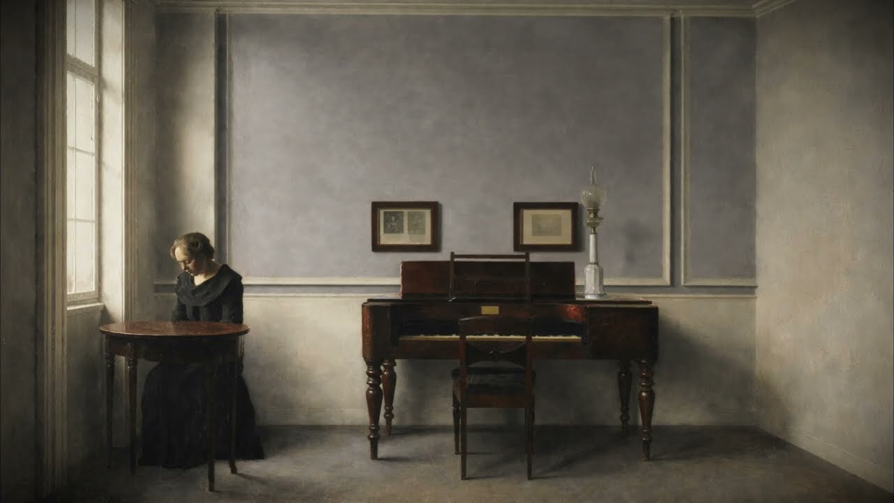 Stillness In A Quiet Room • Moody Piano Playlist (100% Human)