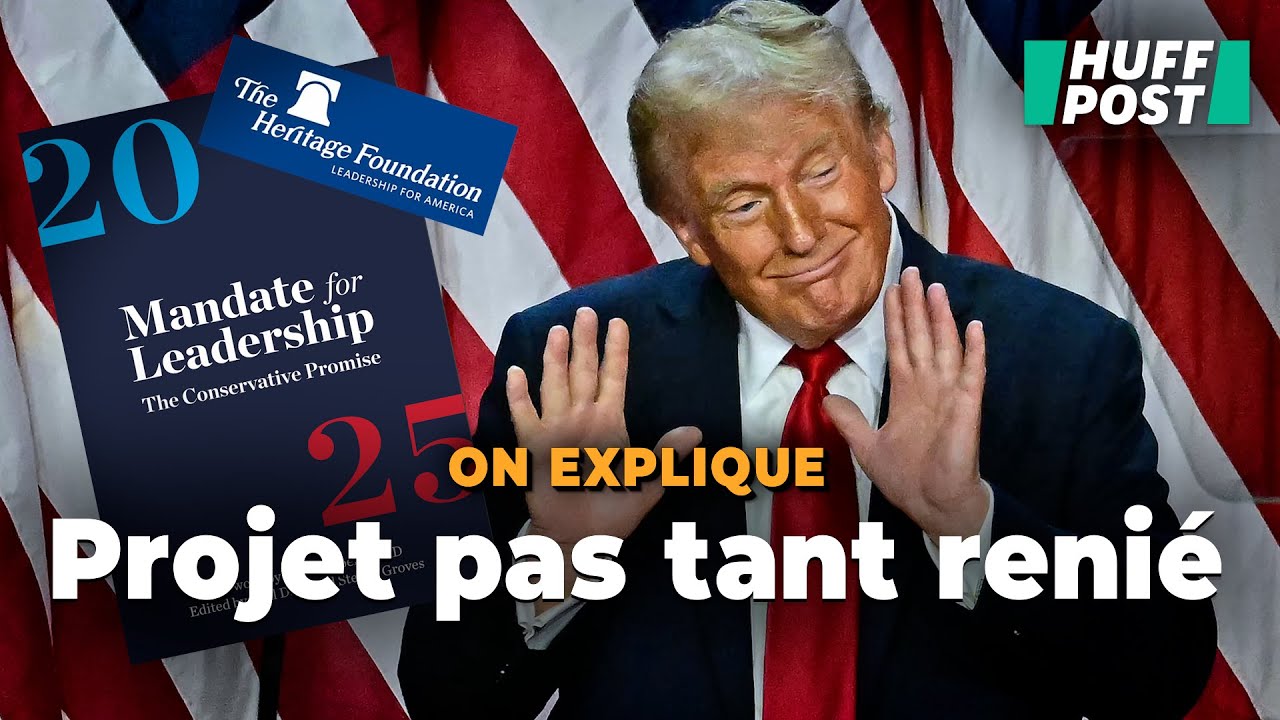 Donald Trump reniait le « Projet 2025 » mais il est partout dans ses décisions