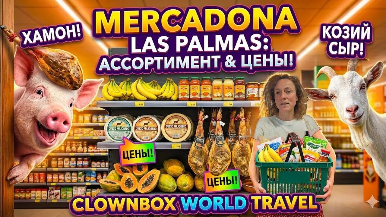 Поход в супермаркет MERCADONA GRAN CANARIA |Обзор, ассортимент, цены #travel #grancanaria #canarias