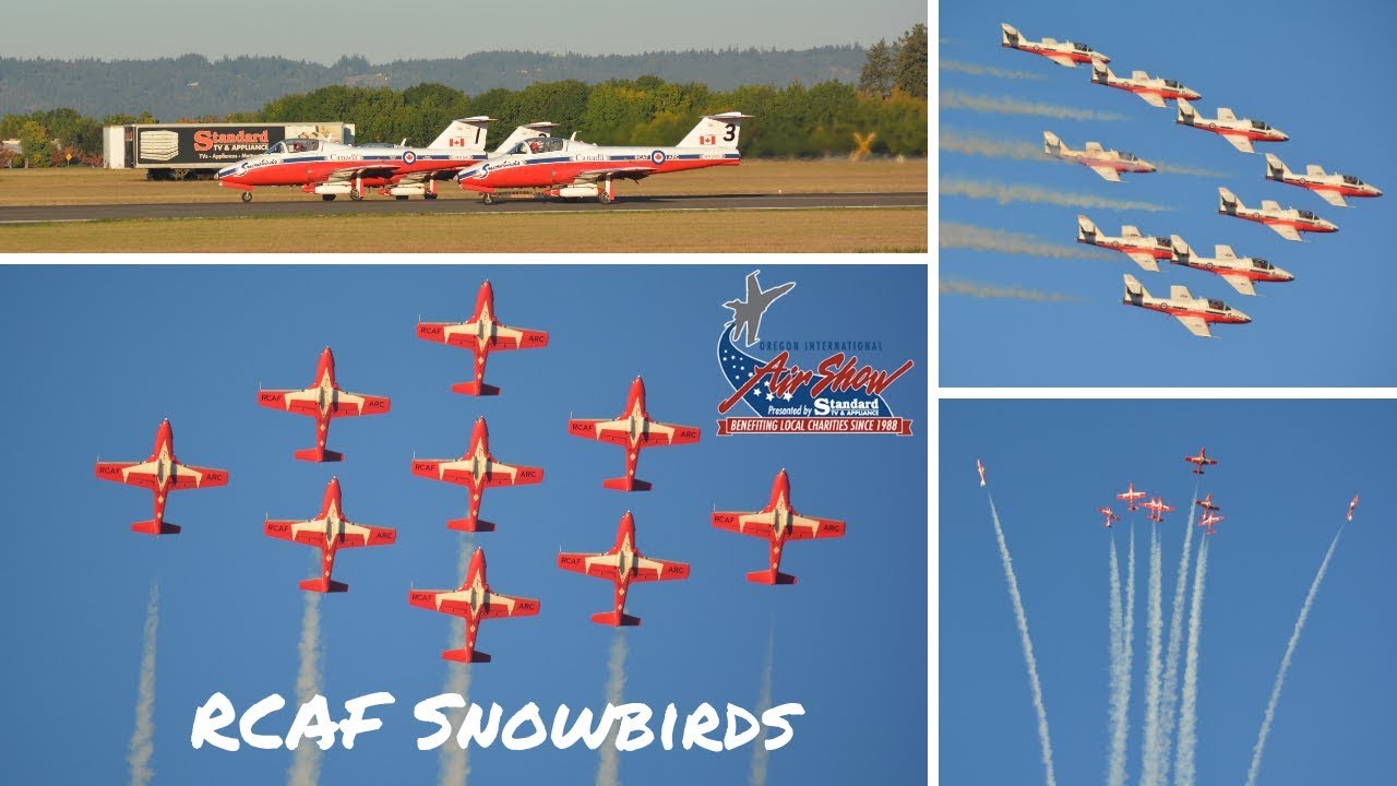 Snowbirds Evening Demo .. Oregon International Airshow 2018 (4K)