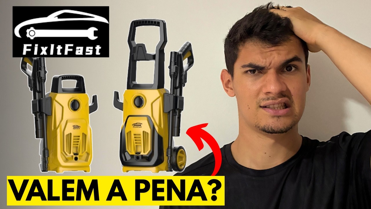 VEJA ISSO: Lavadora de Alta Pressão FIXITFAST Valem a pena? Compensam? OPINIÃO SINCERA!