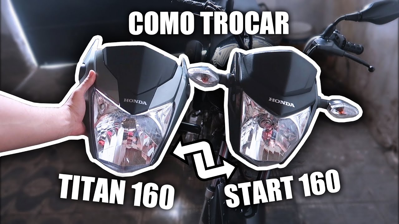 COMO COLOCAR A FRENTE DE TITAN 160 NA START 160