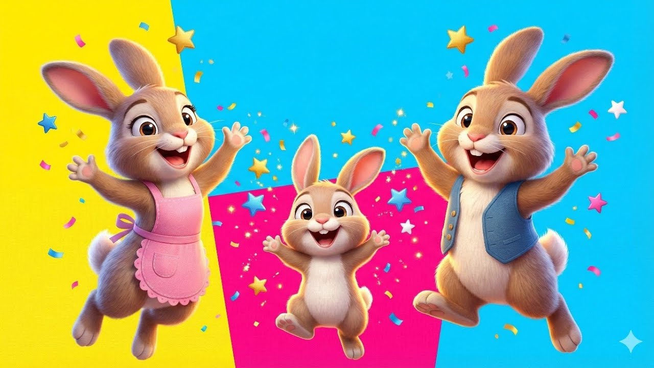 Jump Jump Bunny! 🐰 | Cute Animal Dance Song | Kids Shorts #kidssongs #kidsshorts #nurseryrhymes 
