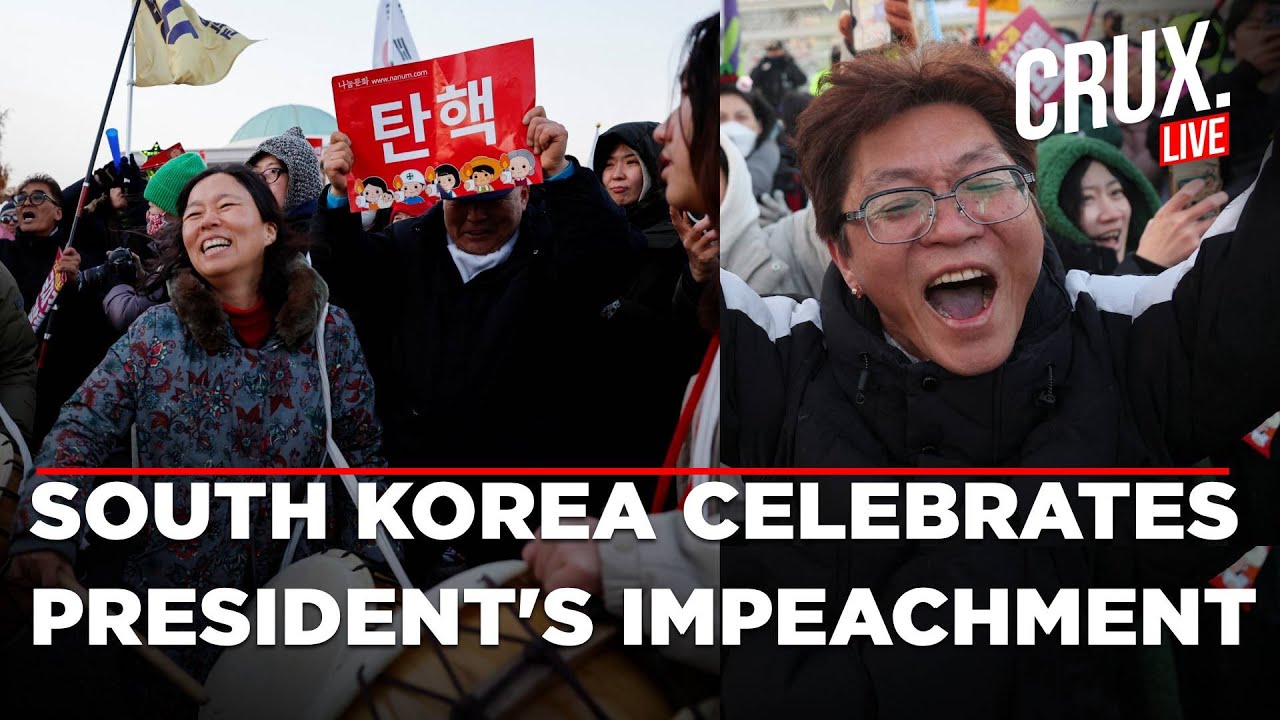 South Korea Martial Law Live News | Celebrations Erupt In Seoul After President Yoon Is Impeached