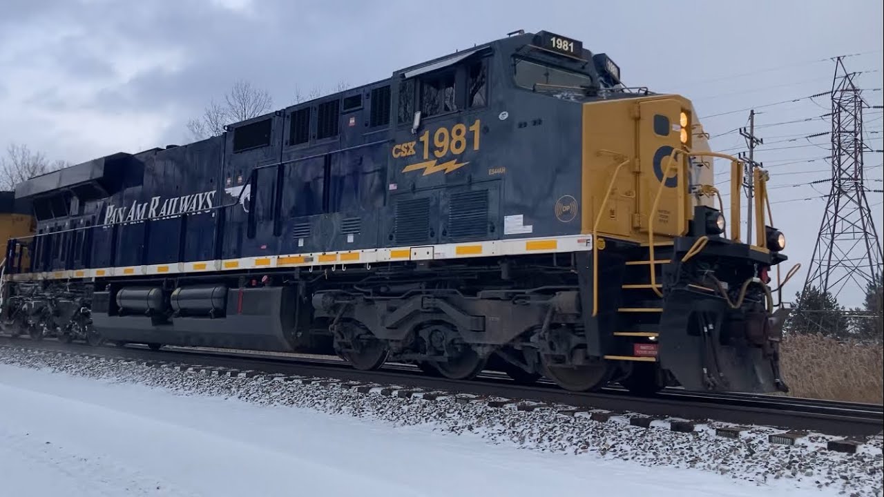 *CSX 1981 the Pan-Am heritage locomotive comes back to Buffalo