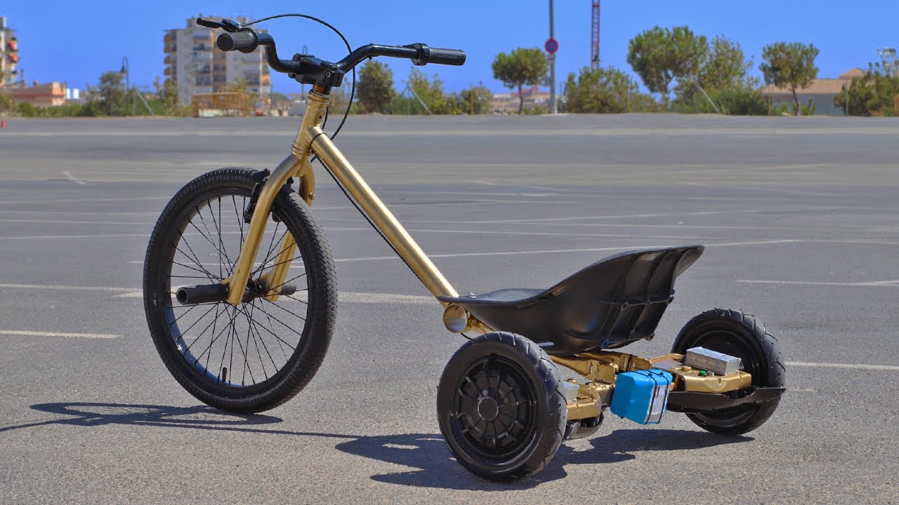 Como Hacer un TRIKE a MOTOR CASERO | Bicicleta BMX + Hoverboard