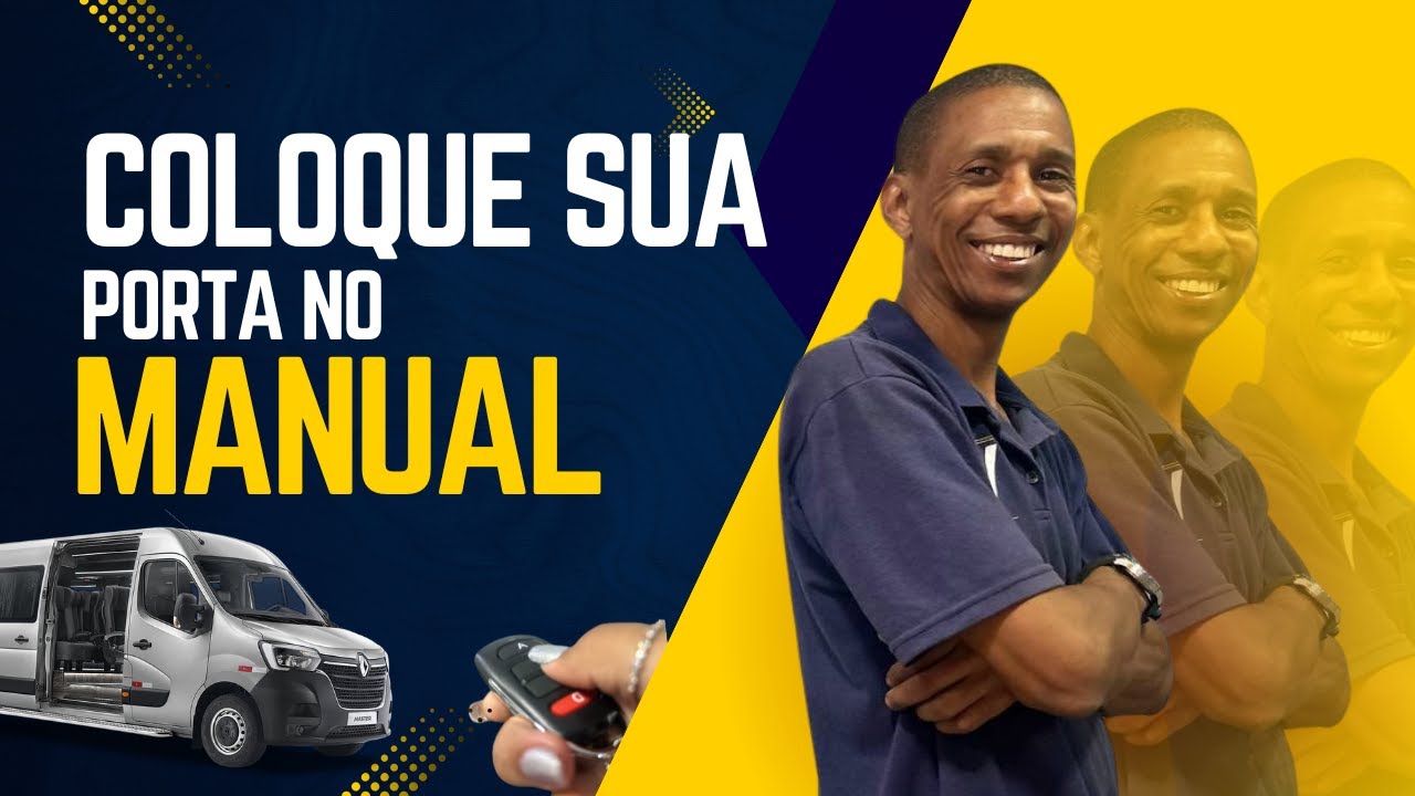 Como Colocar Minha Porta No MANUAL-Aprender a colocar sua porta no MANUAL *TODOS OS MODELOS DE VAN*