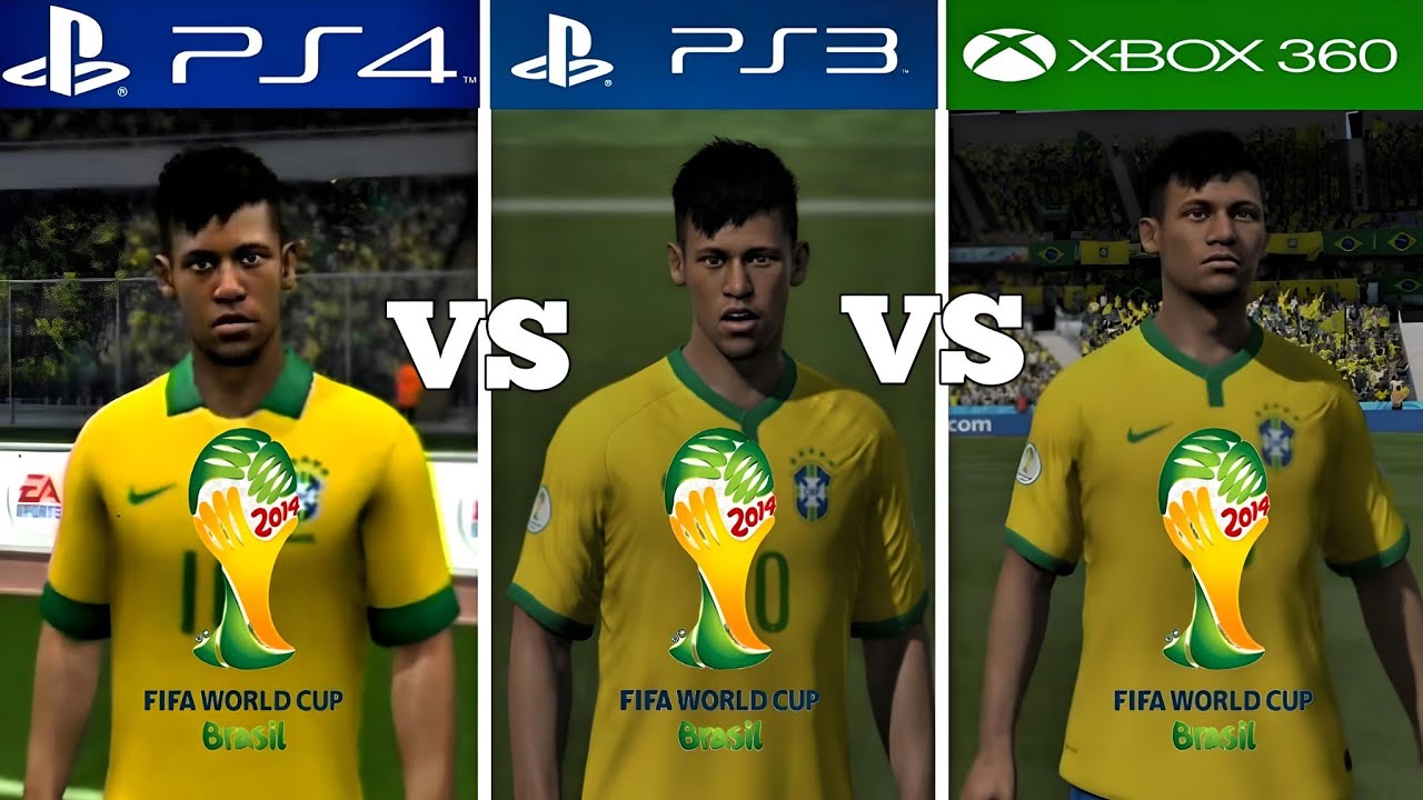 FIFA World Cup 2014 PS4 Vs PS3 Vs Xbox 360