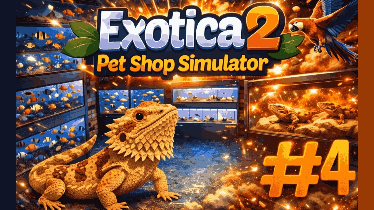 Расширяем магазин: Новые вольеры и опасные питомцы. Exotica 2   Pet Shop Simulator #4