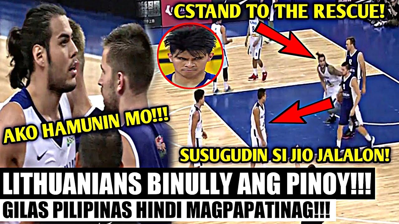 BINULLY ANG PINOY! ANO KAYANG MGA SUMUNOD NA NANGYARE? Philippines vs Lithuania Jones Cup