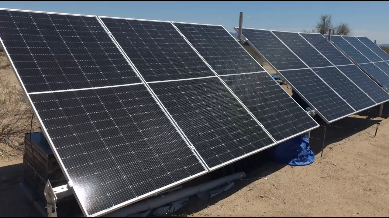 Desert Living: Water Tanks, Solar Racks, and Earthbags!