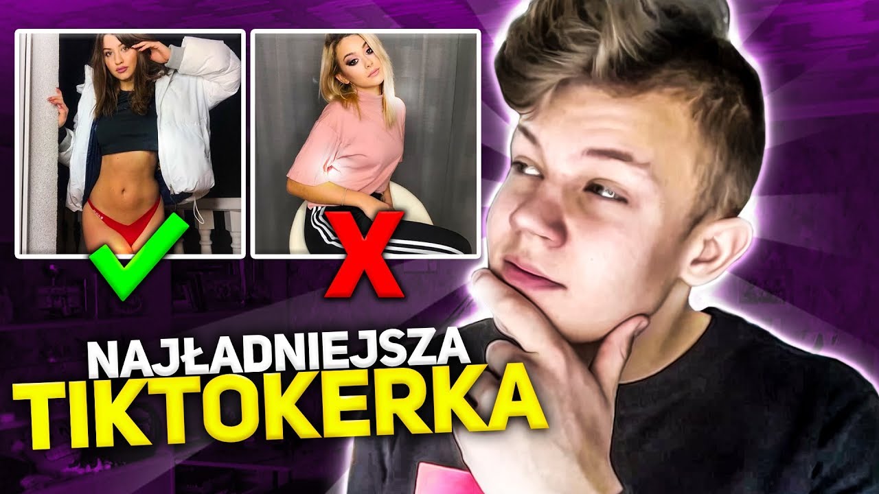 WYBIERAM NAJŁADNIEJSZĄ TIKTOKERKĘ | ROXIE WĘGIEL, KOMPLEKSIARA, MAGDA BEREDA itp.