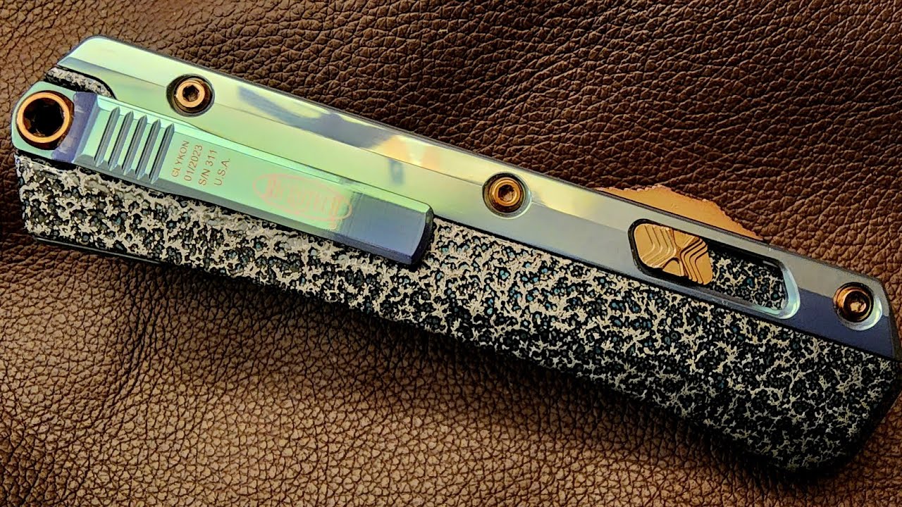 Another Full Custom Microtech Glykon Gets The Works!! (Full details in description.) Enjoy! 👍