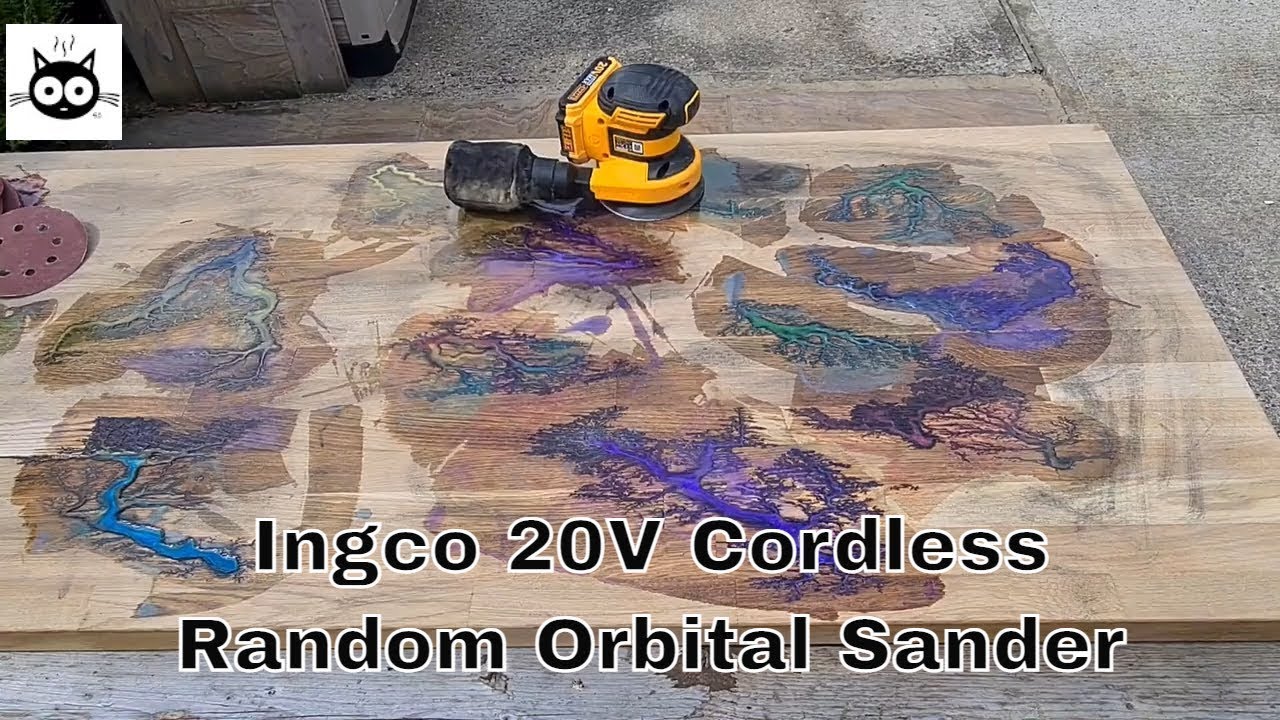 Ingco Cordless Orbital Sander Review - Aldi Ferrex Alternative.  Affordable Tools.