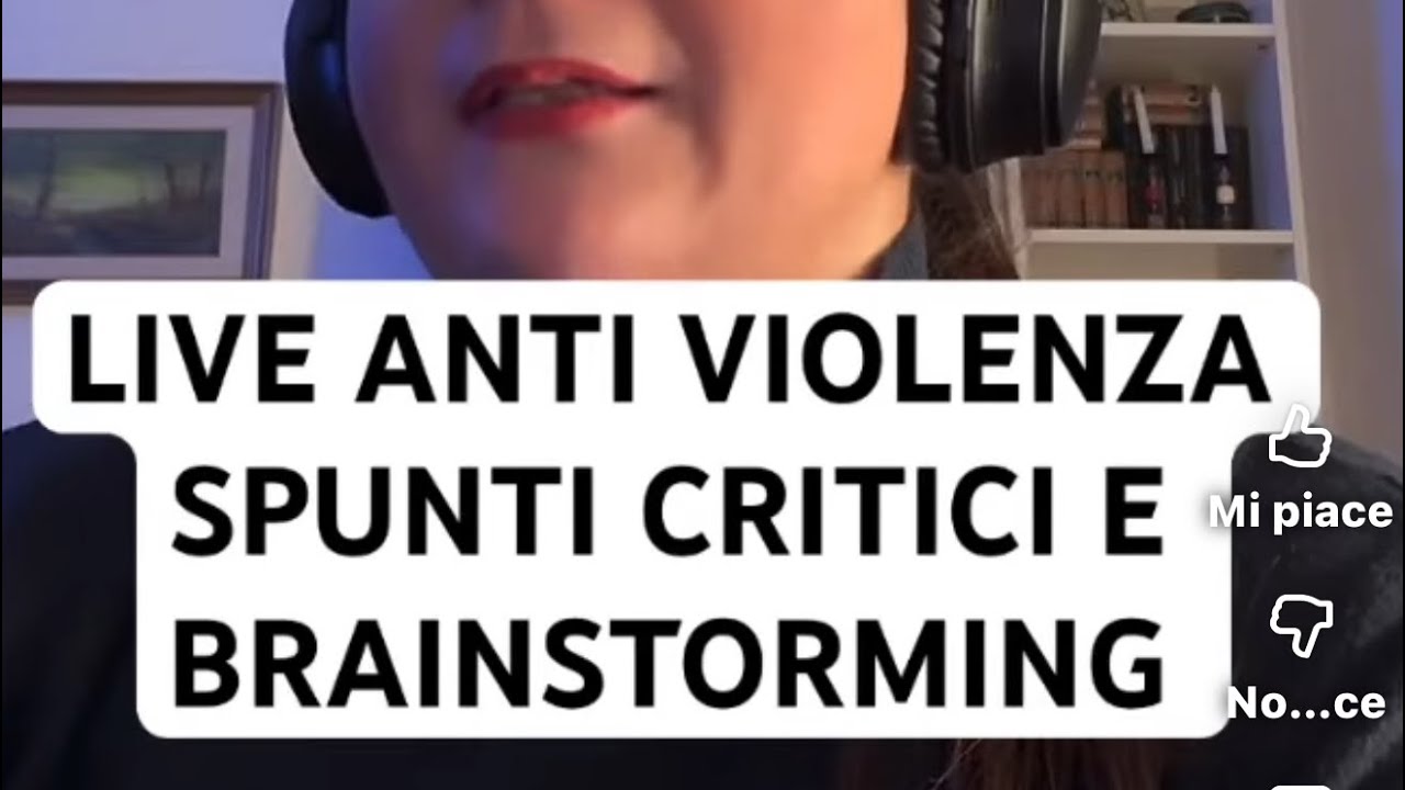Live 25.11.2025 Eliminazione Violenza Spunti Critici e Brainstorming con nerosubiancor