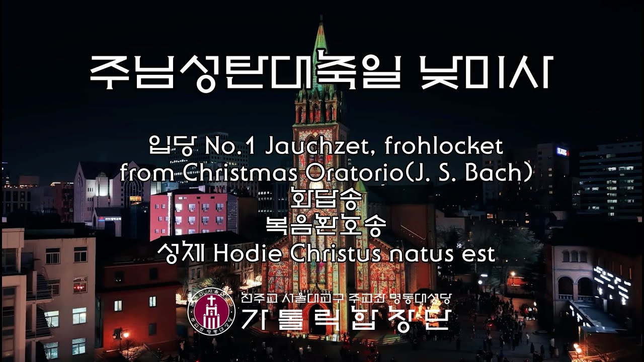 [2025 주님 성탄 대축일 낮미사]전례음악 입당, 화답송, 복음환호송, 성체 | Missa in Die Nativitatis Domini