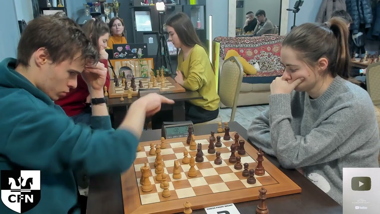 Beaver claw. Dexter vs Zhevna Y. Chess Fight Night. Blitz
