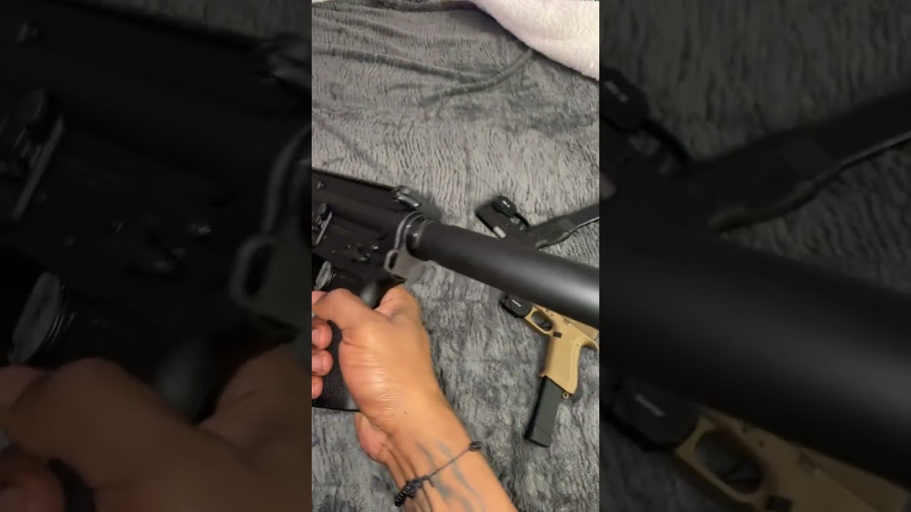 Custom Ar Pistol, with a 40 round PMAG #gun #motivation #firearm #edc