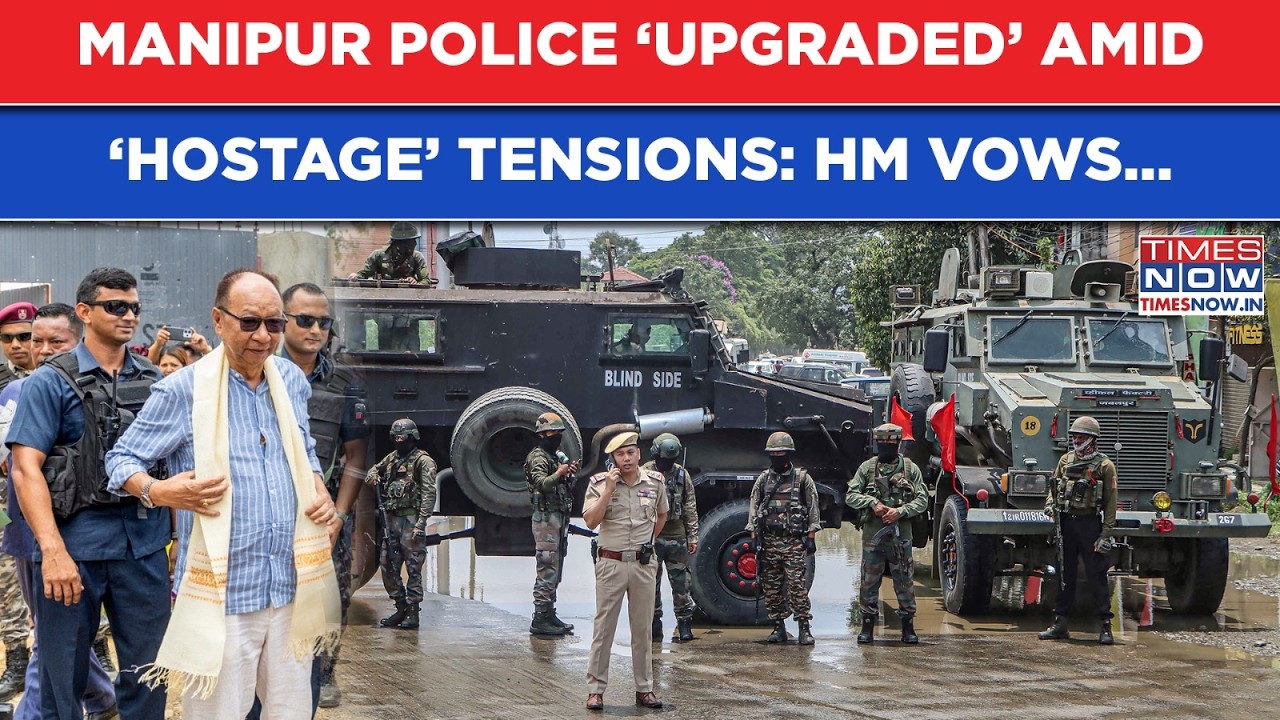Manipur Police &lsquo;Upgraded&rsquo;: HM Vows This Even As Women March In Imphal, Demand Hostage Release| Watch