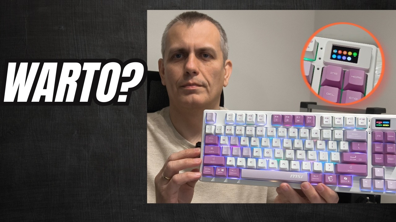 Klawiatura z ekranem?! MSI Forge GK600 TKL Wireless &ndash; test i opinia