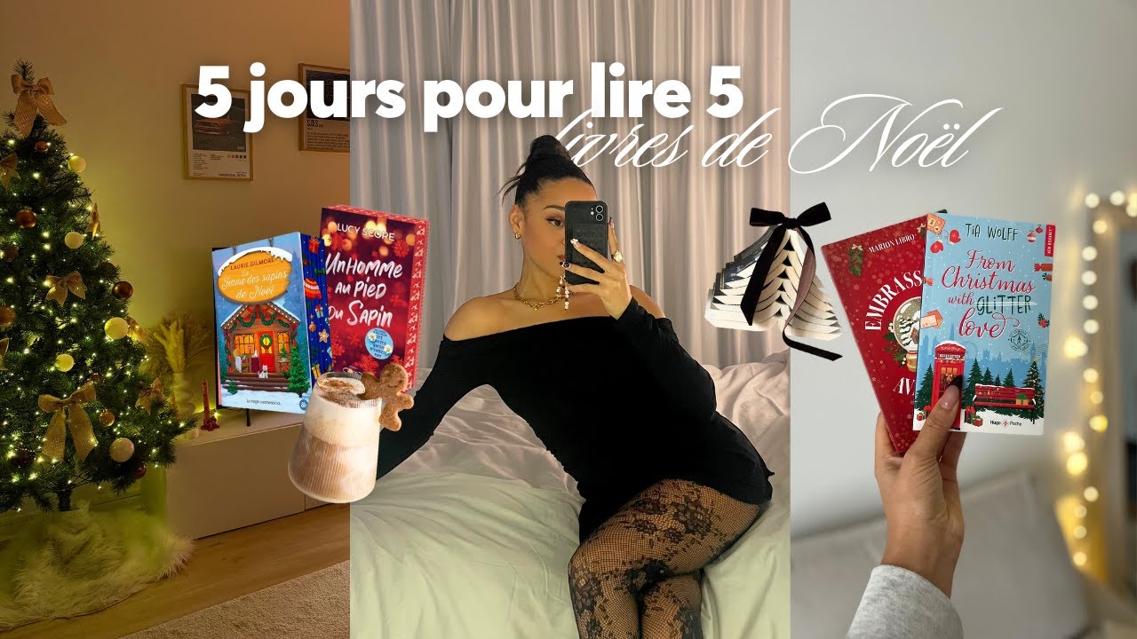 WEEKLY VLOG 🎄 I READ 5 BOOKS IN 5 DAYS (reading, book club, home...)